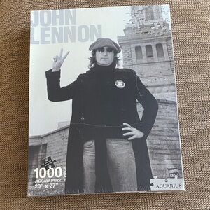 Beatles NWOT John Lennon 1000 Piece Jigsaw Puzzle Photograph Sealed 20X27